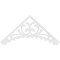 Ekena Millwork Pitch Genova Architectural Grade PVC Gable Pediment, 48"W x 22"H x 1"P (11/12) GPP048X022X100GEN - alternate 2